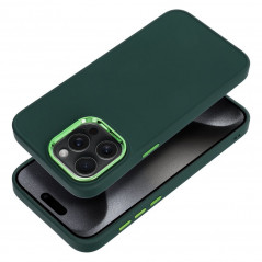 Kryt FRAME na Apple iPhone 15 Pro Max Elegant  Zelený