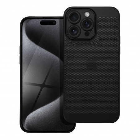 Kryt Breezy na Apple iPhone 15 Pro Max Čierny
