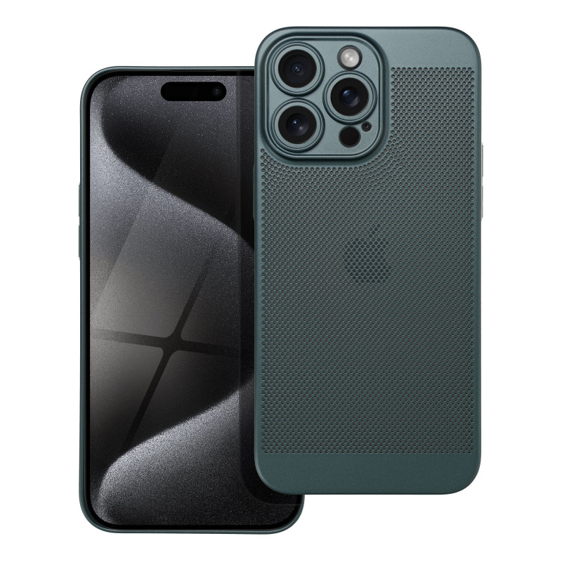 Kryt Breezy na Apple iPhone 15 Pro Max Zelený