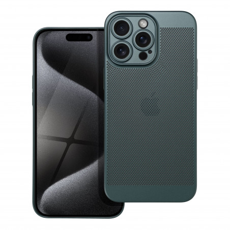 Kryt Breezy na Apple iPhone 15 Pro Max Zelený