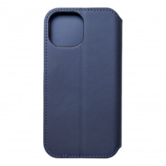 Peňaženkové puzdro Dual Pocket book na Apple iPhone 15 Tmavší modrý
