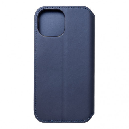 Peňaženkové puzdro Dual Pocket book na Apple iPhone 15 Tmavší modrý