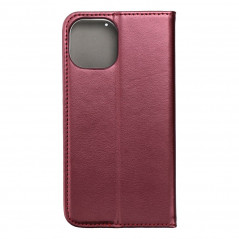 Peňaženkové puzdro Smart Magneto book na Apple iPhone 15 Bordový