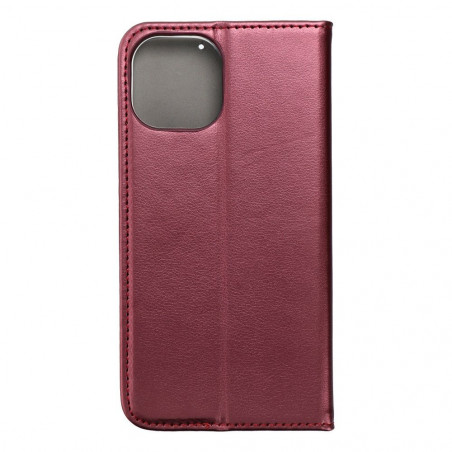 Peňaženkové puzdro Smart Magneto book na Apple iPhone 15 Bordový
