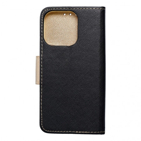 Peňaženkové puzdro Fancy Book na Apple iPhone 15 Pro Čierny