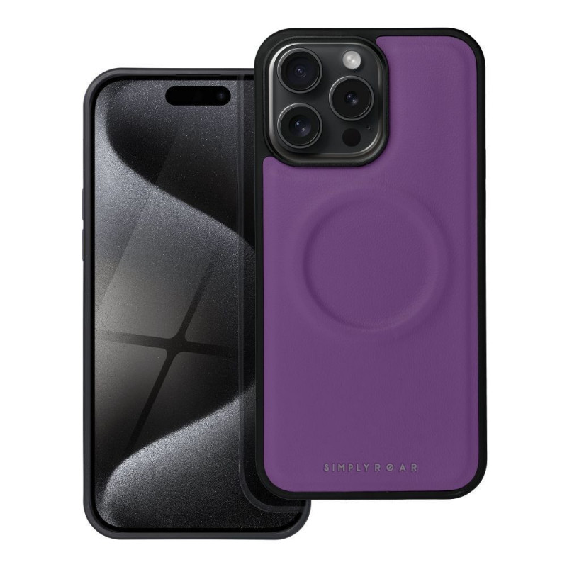 Kryt Roar Mag Morning na Apple iPhone 15 Pro Max Elegant  MagSAFE  Fialový (Purple)
