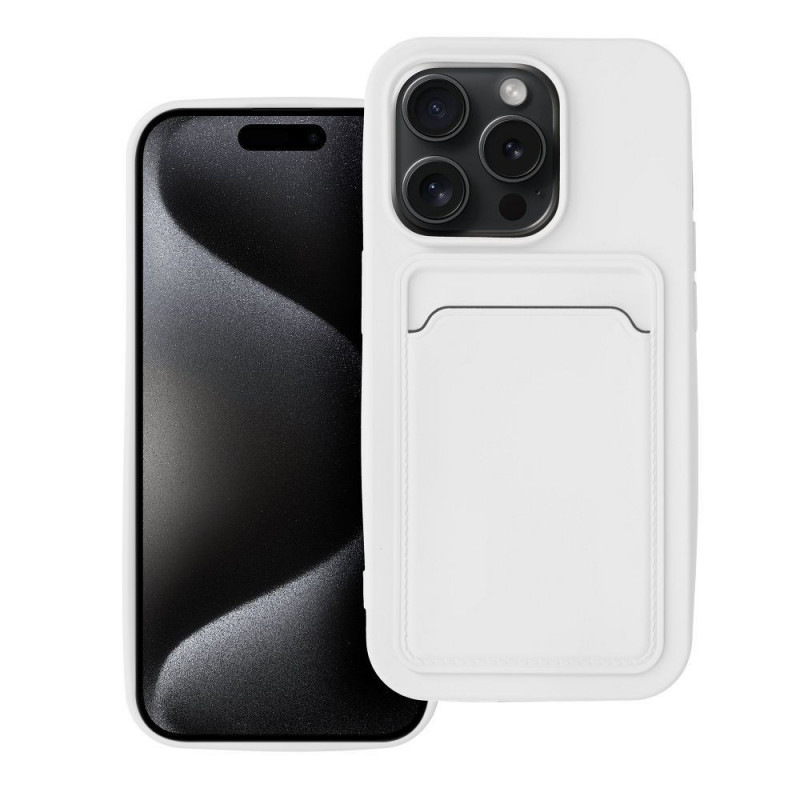 Kryt Card na Apple iPhone 15 Pro Biely