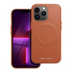 Kryt Roar Leather Mag na Apple iPhone 13 Pro Elegant MagSAFE Hnedý