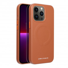 Kryt Roar Leather Mag na Apple iPhone 13 Pro Elegant MagSAFE Hnedý