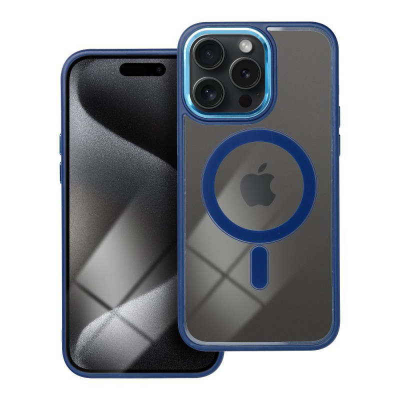 Kryt Color Edge Mag na Apple iPhone 15 Pro Max MagSAFE  Námornícka modrá