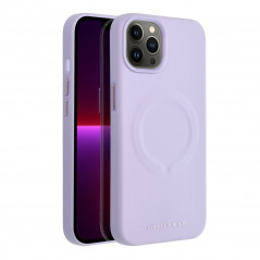 Kryt Roar Leather Mag na Apple iPhone 14 Elegant MagSAFE Fialový (Purple)
