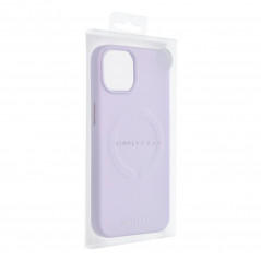 Kryt Roar Leather Mag na Apple iPhone 14 Elegant  MagSAFE  Fialový (Purple)