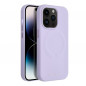 Kryt Roar Leather Mag na Apple iPhone 14 Pro Elegant  MagSAFE  Fialový (Purple)