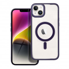 Kryt Color Edge Mag na Apple iPhone 14 Plus MagSAFE Hlboká fialová