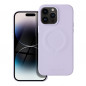 Kryt Roar Leather Mag na Apple iPhone 14 Pro Max Elegant  MagSAFE  Fialový (Purple)