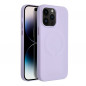 Kryt Roar Leather Mag na Apple iPhone 14 Pro Max Elegant  MagSAFE  Fialový (Purple)
