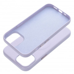 Kryt Roar Leather Mag na Apple iPhone 15 Elegant  MagSAFE  Fialový (Purple)