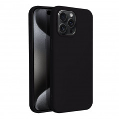 Kryt Silicone na Apple iPhone 15 Pro Max Elegant  Čierny