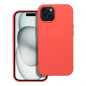 Kryt Silicone na Apple iPhone 15 Elegant  Broskyňový