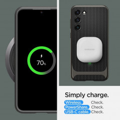 Kryt Spigen Neo Hybrid na Samsung Galaxy S23 5G Tmavo modro sivý