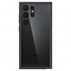 Kryt Spigen Ultra Hybrid na Samsung Galaxy S23 Ultra 5G Krištáľovo čistý  Matná čierna