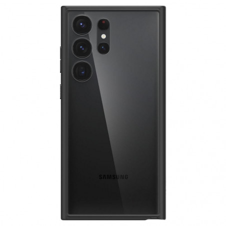 Kryt Spigen Ultra Hybrid na Samsung Galaxy S23 Ultra 5G Krištáľovo čistý  Matná čierna