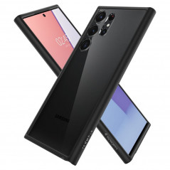 Kryt Spigen Ultra Hybrid na Samsung Galaxy S23 Ultra 5G Krištáľovo čistý  Matná čierna