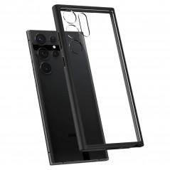 Kryt Spigen Ultra Hybrid na Samsung Galaxy S23 Ultra 5G Krištáľovo čistý  Matná čierna