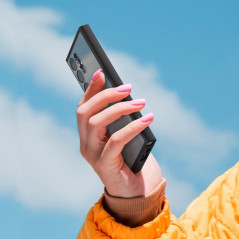 Kryt Spigen Ultra Hybrid na Samsung Galaxy S23 Ultra 5G Krištáľovo čistý  Matná čierna