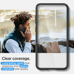 Kryt Spigen Ultra Hybrid na Samsung Galaxy S23 Plus 5G Krištáľovo čistý  Matná čierna
