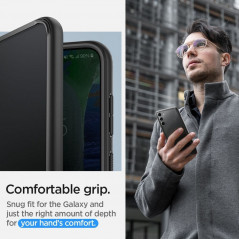 Kryt Spigen Ultra Hybrid na Samsung Galaxy S23 Plus 5G Krištáľovo čistý  Matná čierna