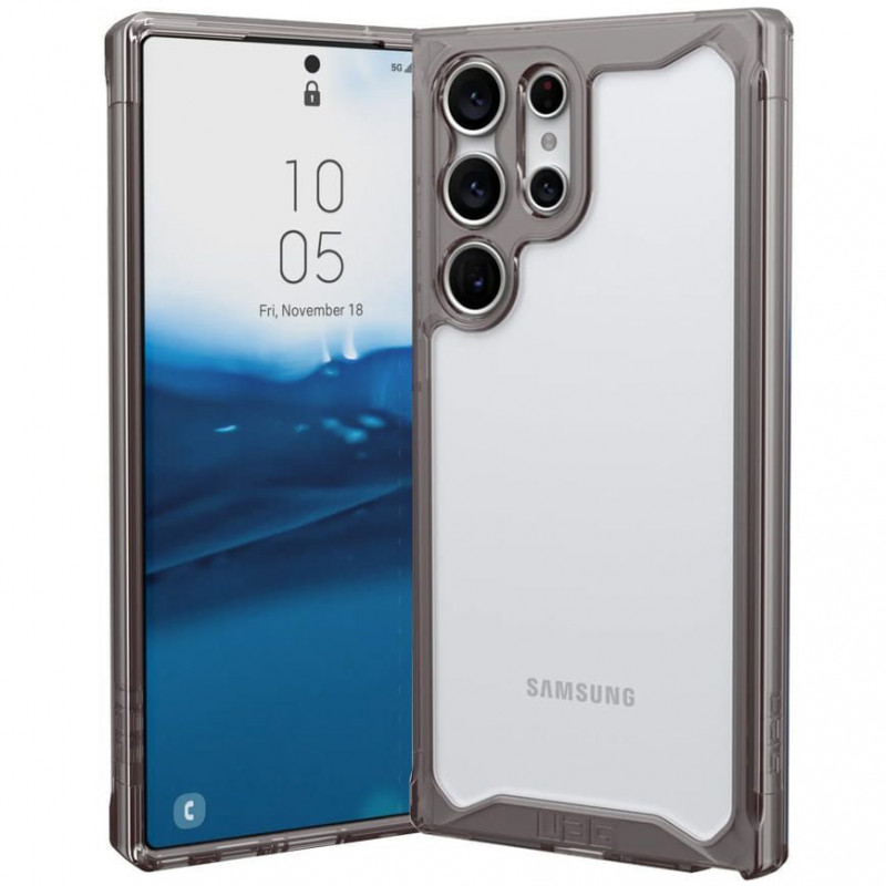 Kryt Urban Armor Gear Plyo na Samsung Galaxy S23 Ultra 5G Prémiové puzdro  MagSAFE  Magnetová popolavá