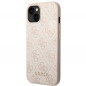 Kryt Guess 4G Gold Logo na Apple iPhone 14 Elegant  Ružový