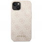 Kryt Guess 4G Gold Logo na Apple iPhone 14 Elegant  Ružový