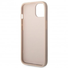 Kryt Guess 4G Gold Logo na Apple iPhone 14 Elegant  Ružový