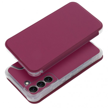 Peňaženkové puzdro Piano Book na Samsung Galaxy S22 Purpurový