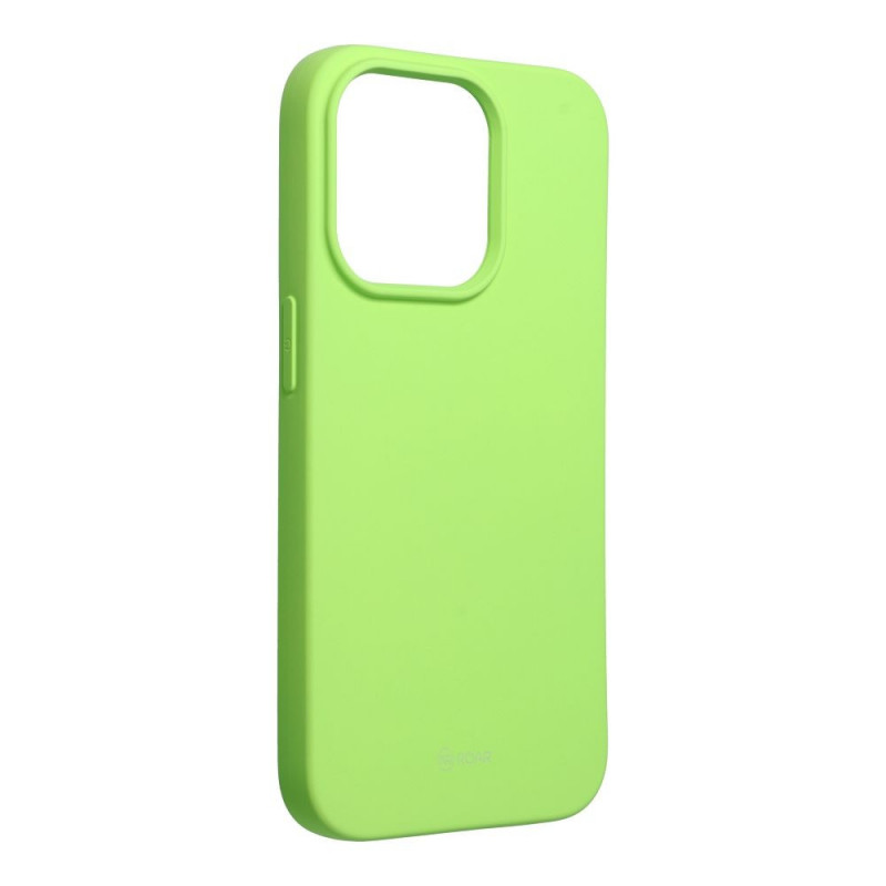 Kryt Roar Colorful Jelly na Apple iPhone 14 Pro Limetkovo zelený