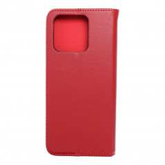 Peňaženkové puzdro Leather case SMART PRO na XIAOMI Redmi 10C Elegant Vinovo červený
