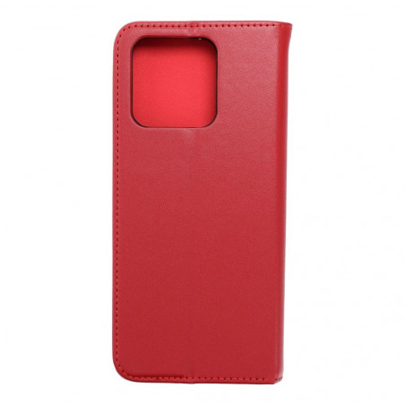 Peňaženkové puzdro Leather case SMART PRO na XIAOMI Redmi 10C Elegant Vinovo červený