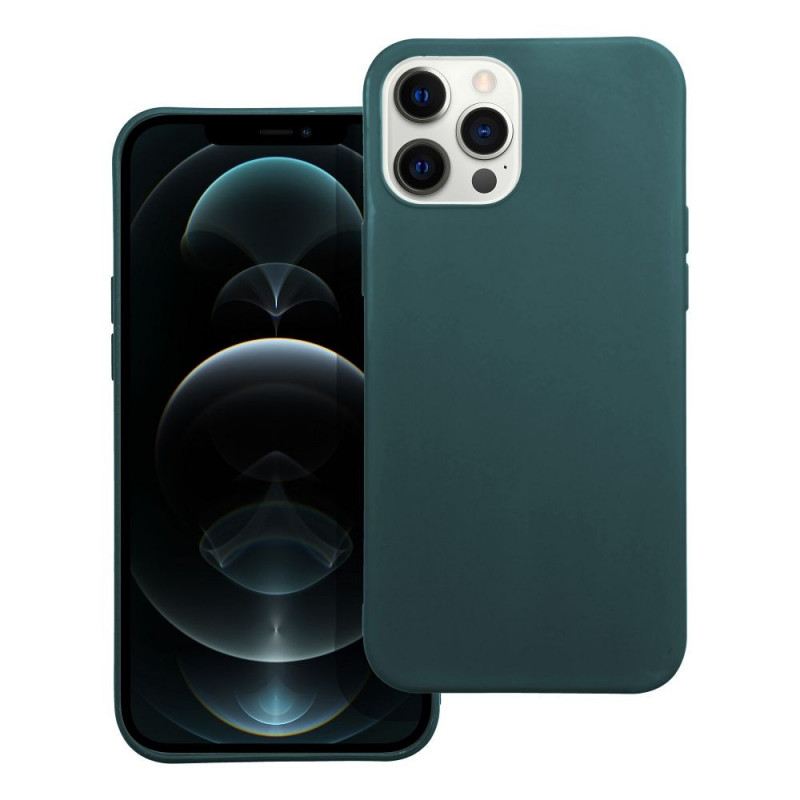 Kryt MATT na Apple iPhone 12 Pro Max Tmavo zelený