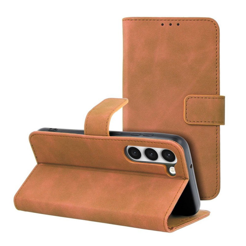 Peňaženkové puzdro TENDER Book na Samsung Galaxy S23 5G Hnedý
