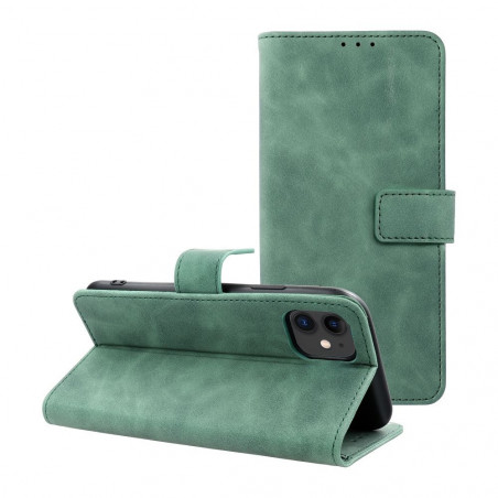 Peňaženkové puzdro TENDER Book na Apple iPhone 12 Pro Zelený