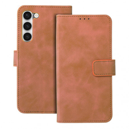 Peňaženkové puzdro TENDER Book na Samsung Galaxy S23 Plus 5G Hnedý