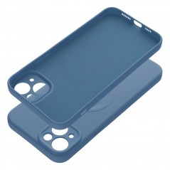 Kryt Silicone Mag Cover na Apple iPhone 14 Plus MagSAFE  Modrý