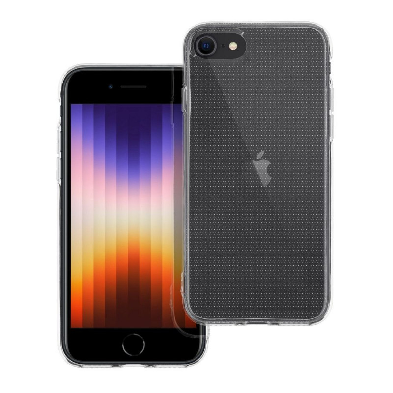 Kryt CLEAR 2mm na Apple iPhone SE 2022 5G Transparentný