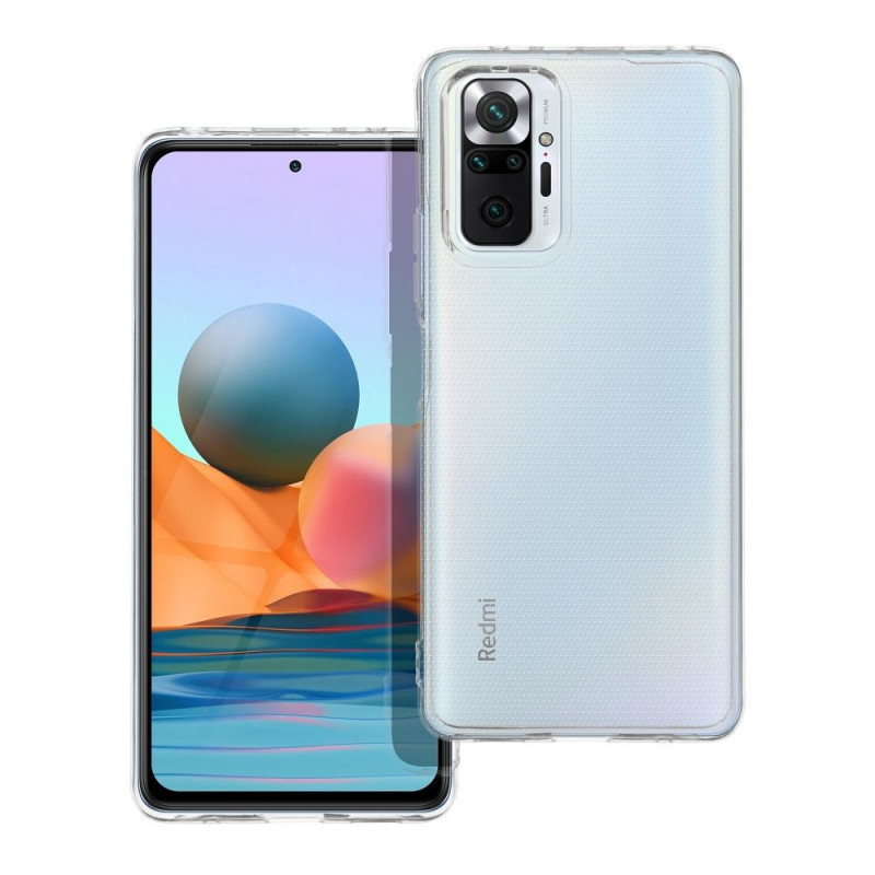 Kryt CLEAR 2mm na XIAOMI Redmi Note 10 Pro Transparentný