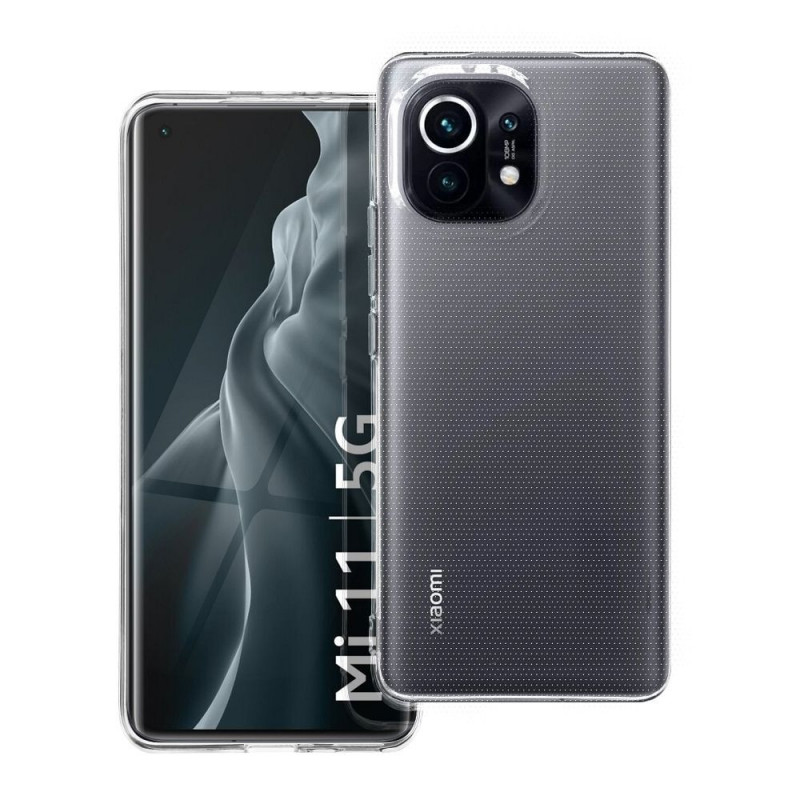Kryt CLEAR 2mm na XIAOMI Mi 11 Transparentný