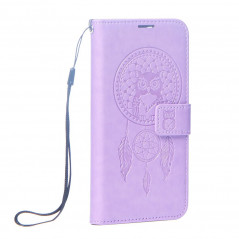Peňaženkové puzdro MEZZO Book na XIAOMI Redmi 10 Lapač snov  Fialový (Purple)