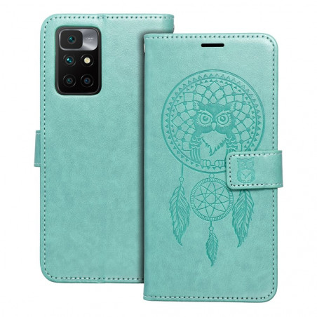 Peňaženkové puzdro MEZZO Book na XIAOMI Redmi 10 Lapač snov Zelený