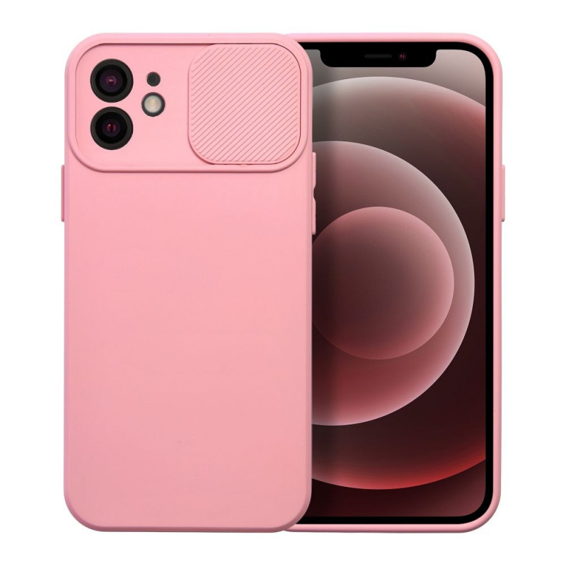 Kryt Slide na Apple iPhone 12 Svetlo ružový